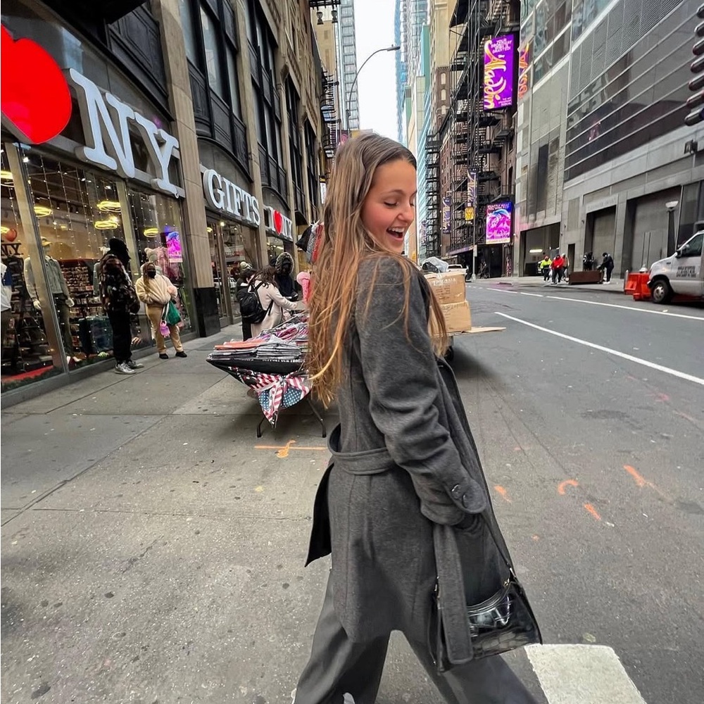 Stylish Gray Trench Coat